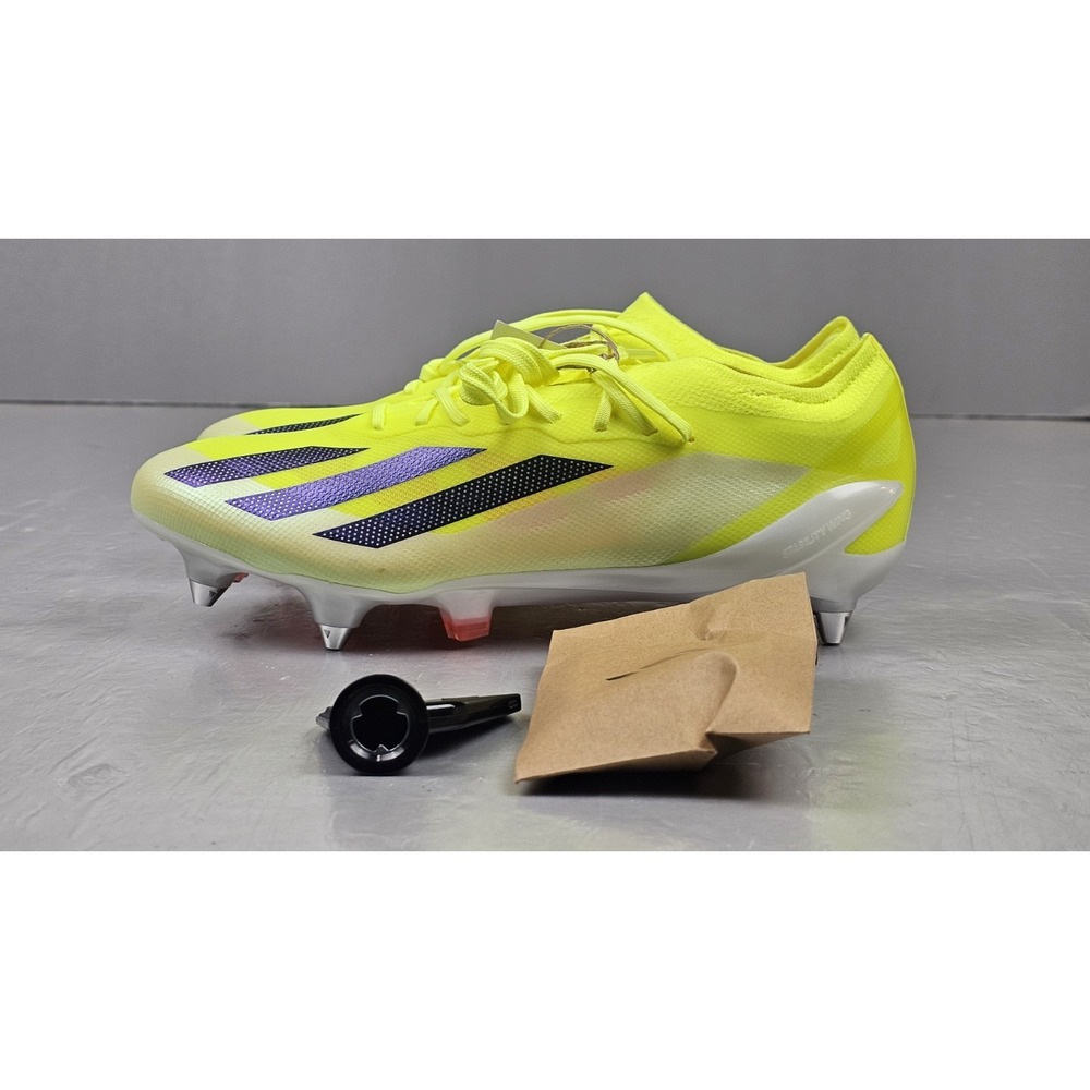 Adidas X Crazyfast.1 Elite Soccer Cleats Mens 7 Yellow SG IF0665 NWOB